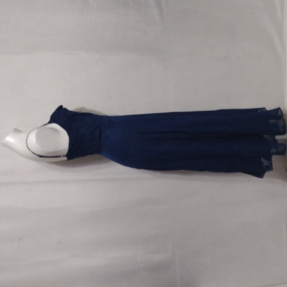 NWT Lulus Cowlneck Spaghetti Strap Faux Wrap Tie Side Maxi Dress M Romantic Chic - Picture 10 of 16